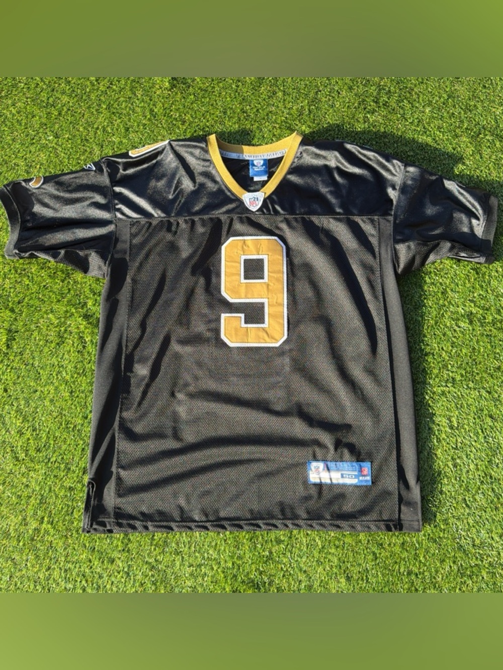 New Orleans Saints Drew Brees #9 Reebok NFL Onfield Jersey